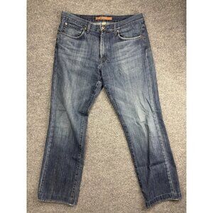 Agave Denim Waterman Jeans Mens 36 Blue Relaxed Straight Made USA Premium Denim